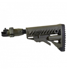 Телескопический складной приклад с амортизатором для АК47/74 FAB Defense
