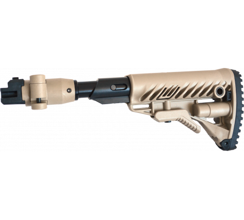Телескопический складной приклад с амортизатором для АК47/74 FAB Defense
